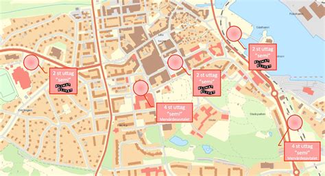 Oskarshamns kommun poulation density map Sarasas Maps