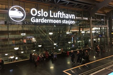 oslo airport to oslo central train station