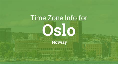 oslo time zone to ist