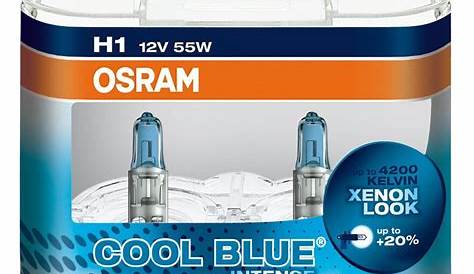 2x Original Osram H1 Cool BLUE Intense DUOPACK Birnen