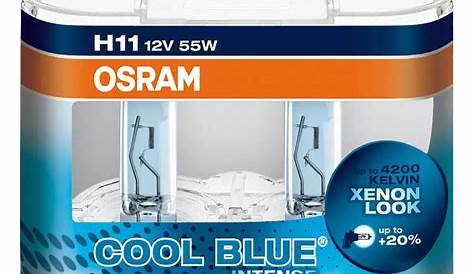 Osram Cool Blue Intense H11 Twin 12V Pack Of Car