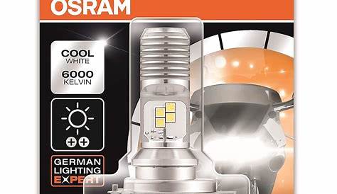 Osram Led Headlight For Motorcycle 2X Universal Motorbike LED Front Spot