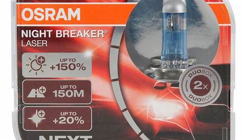 Osram Night Breaker Laser H4 Next Generation Duo Box 64193NBLHCB Light