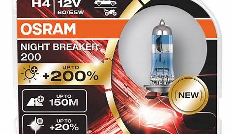 Osram Night Breaker Laser H4 Review 64193NBL OSRAM +130 Brightness