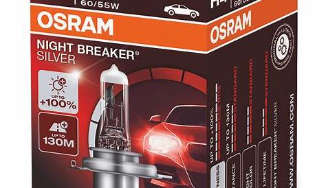 Osram Night Breaker Silver H4 OSRAM +100 Izzó Pár 60/55W