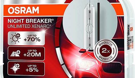 Osram Night Breaker Unlimited Xenarc D2s D2S 2kpl Poltin