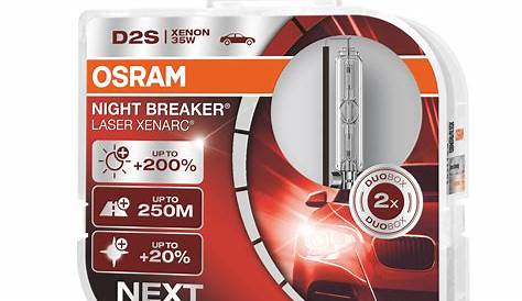 OSRAM Xenarc Night Breaker Laser D2S Bulbs (Twin