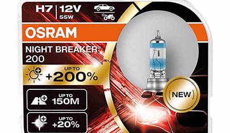 Osram Zarowki H7 Night Breaker Laser 150 150m OSRAM LASER (Next Generation 2018) +