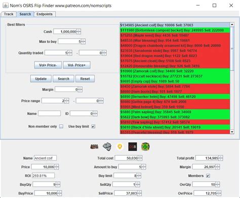 osrs grand exchange tracker
