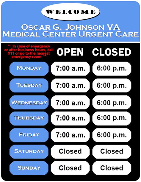 oss urgent care hours