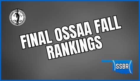 ossaa rankings