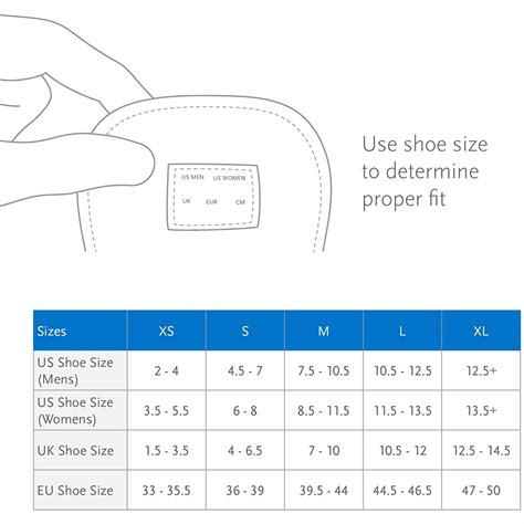 ossur cam boot sizing