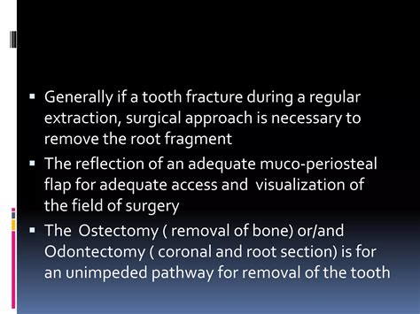 Ostectomy Tooth Extraction