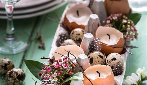 Aussendeko Idee mit Topfpflanzen für Ostern zum selber machen Macrame
