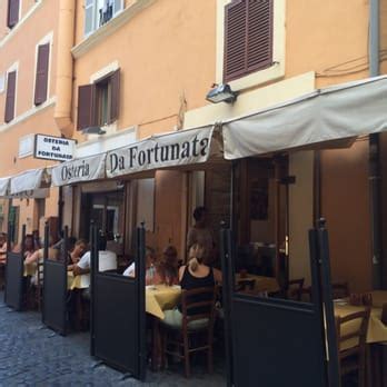 osteria da fortunata restaurant in rome