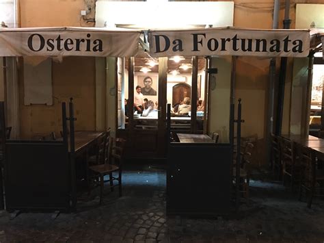 osteria la fortunata roma