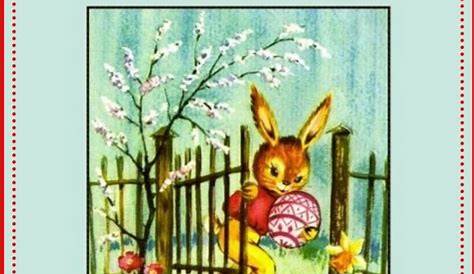 Vintage Postkarten Ostern-Ideen Dekorieren-Schenken Easter Art, Easter