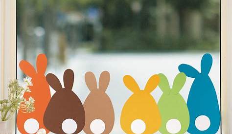 Fensterbilder für Ostern basteln mit Kindern – 35 tolle Ideen und
