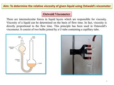 Ostwald Viscometer Experiment Procedure