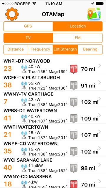 Ota Channels By Postal Code Canada