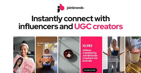 other apps like joinbrands for ugc creators