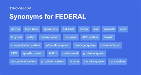 other word for federal