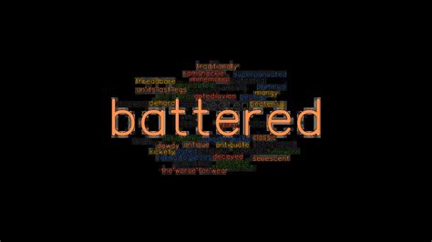 other words for battered