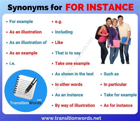 other words for for example and for instance