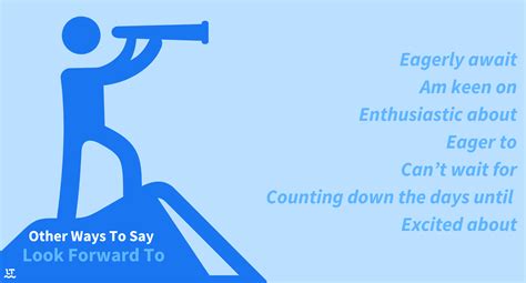 other words for i am looking forward to