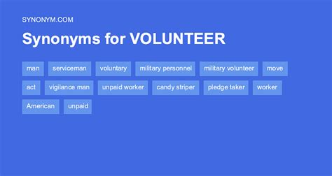 other words for voluntary