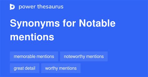 <h3>Other Notable Mentions</h3>
