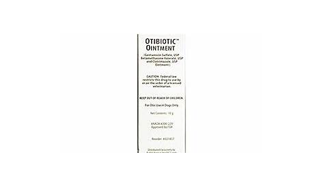 Otibiotic Ointment For Dogs Henry Schein Vet Approved Rx Quadritop 240ml Pets