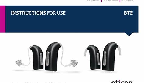 Oticon Alta Pro Manual (Pair) 2 MiniRITE Receiver In The Ear