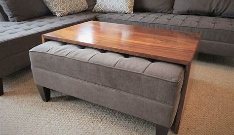 Ottoman Coffee Table With Tray