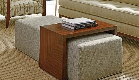 Ottoman Instead Of Coffee Table