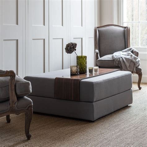 Ottoman End Table Combo