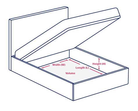 Ottoman King Size Bed Dimensions