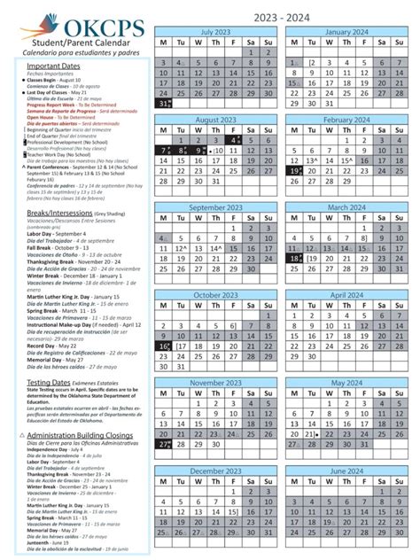 Ou Academic Calendar 2024-25