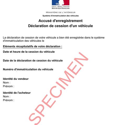 Certificat de cession de véhicule tout savoir Leazing