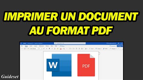 imprimer un document en livret avec Word YouTube