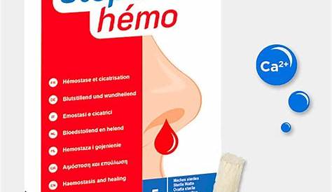 Ouate hémostatique, 5 sachets eBoutique Stop Hémo en Suisse