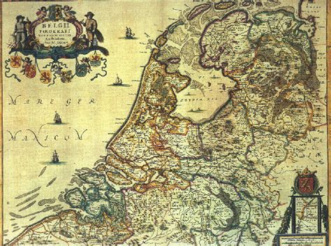 oude kaart van nederland