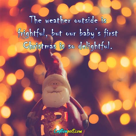 Our First Christmas Caption