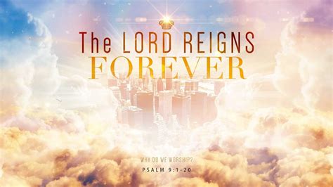 our god reigns forever