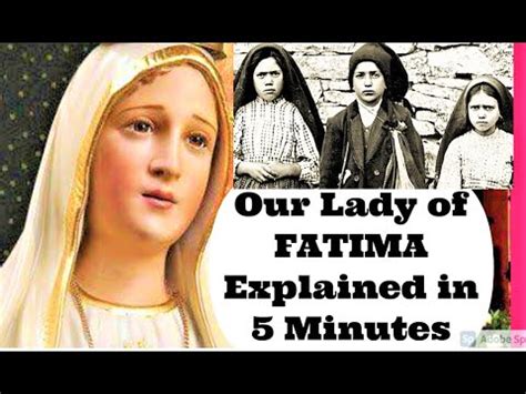 our lady of fatima explained