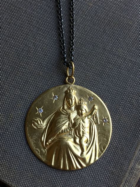 our lady of mount carmel pendant