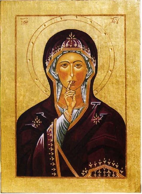 our lady of silence icon