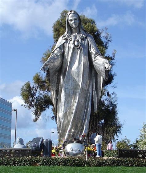 our lady queen of peace statue new castle