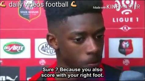 ousmane dembele right or left footed