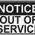 out of service sign printable
